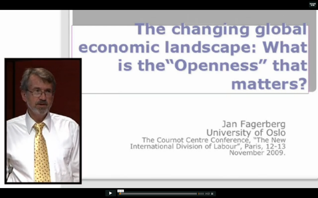 Cournot Conference 2009: "The Changing Global Economic Landscape"